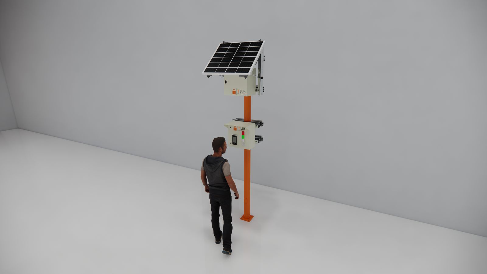 Módulo TLUK autónomo con panel solar
